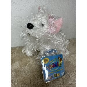 Webkinz White Terrier HM106 Plush Stuffed Toy Sealed Code Tag Animal Ganz